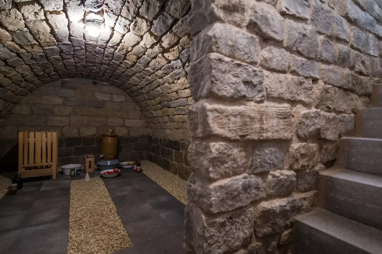 Duffner blockbau holzhaus mit naturkeller bayern © helmuth scham 182