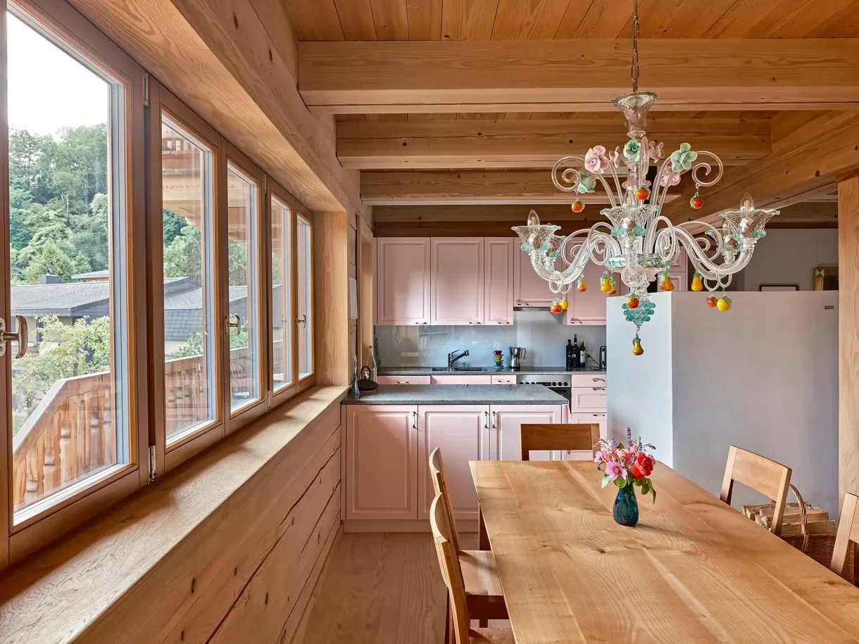 Duffner blockbau holzhaus aargau schweiz © helmuth scham 0182