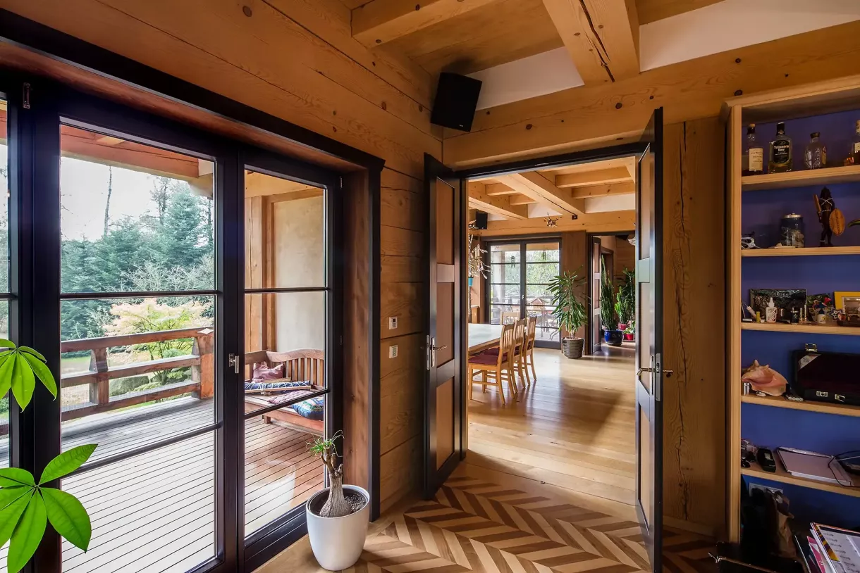 Duffner blockbau holzhaus pagode muenchen © helmuth scham 011