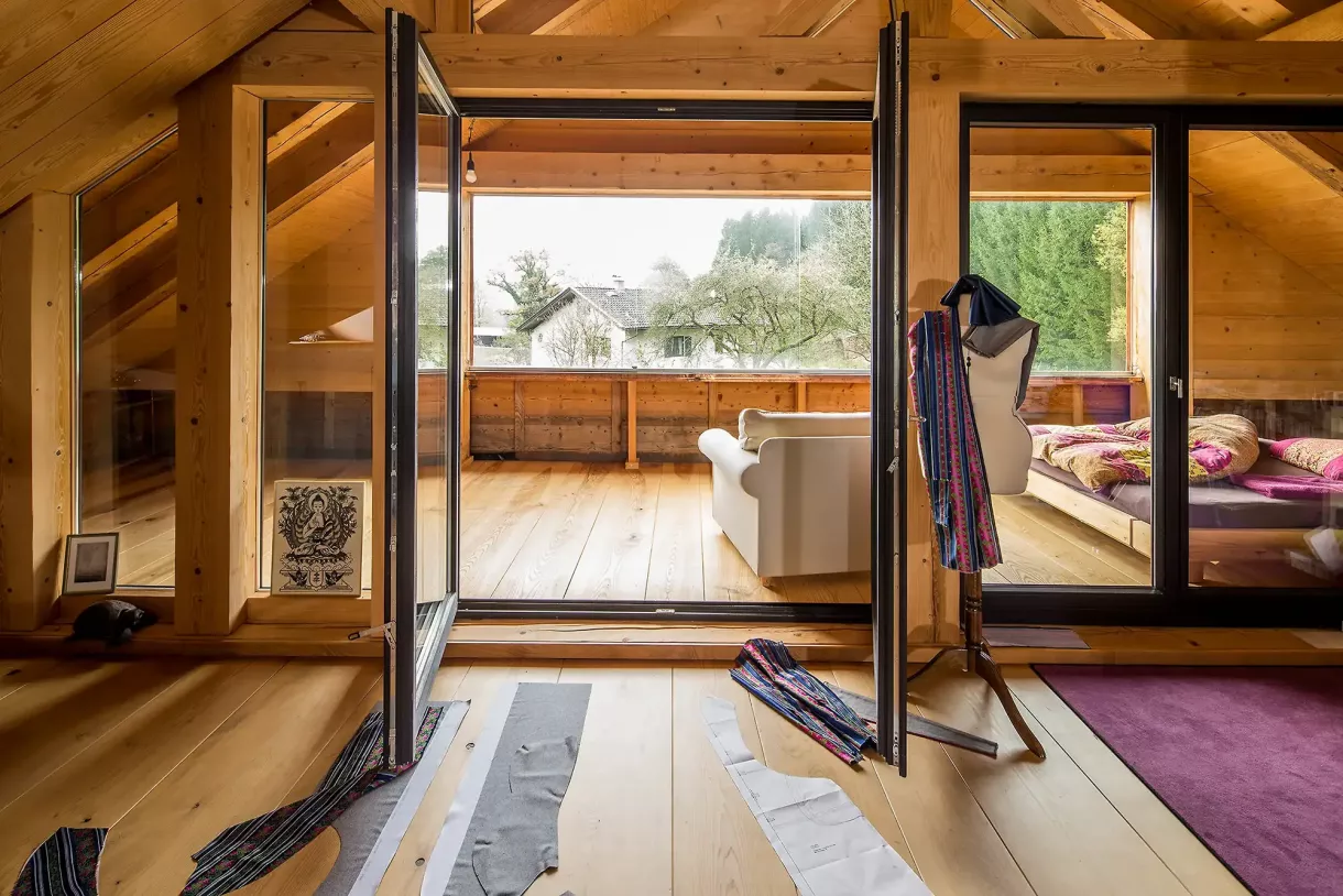 Duffner blockbau holzhaus pagode muenchen © helmuth scham 059