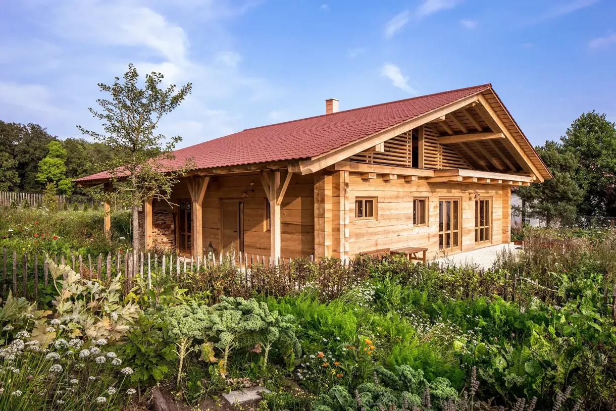 Duffner blockbau holzhaus mit naturkeller bayern © helmuth scham 201